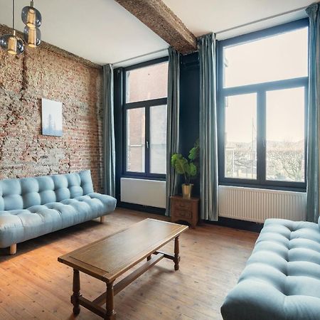 Charming Two-Bedroom River Side Apartment Antuérpia Exterior foto
