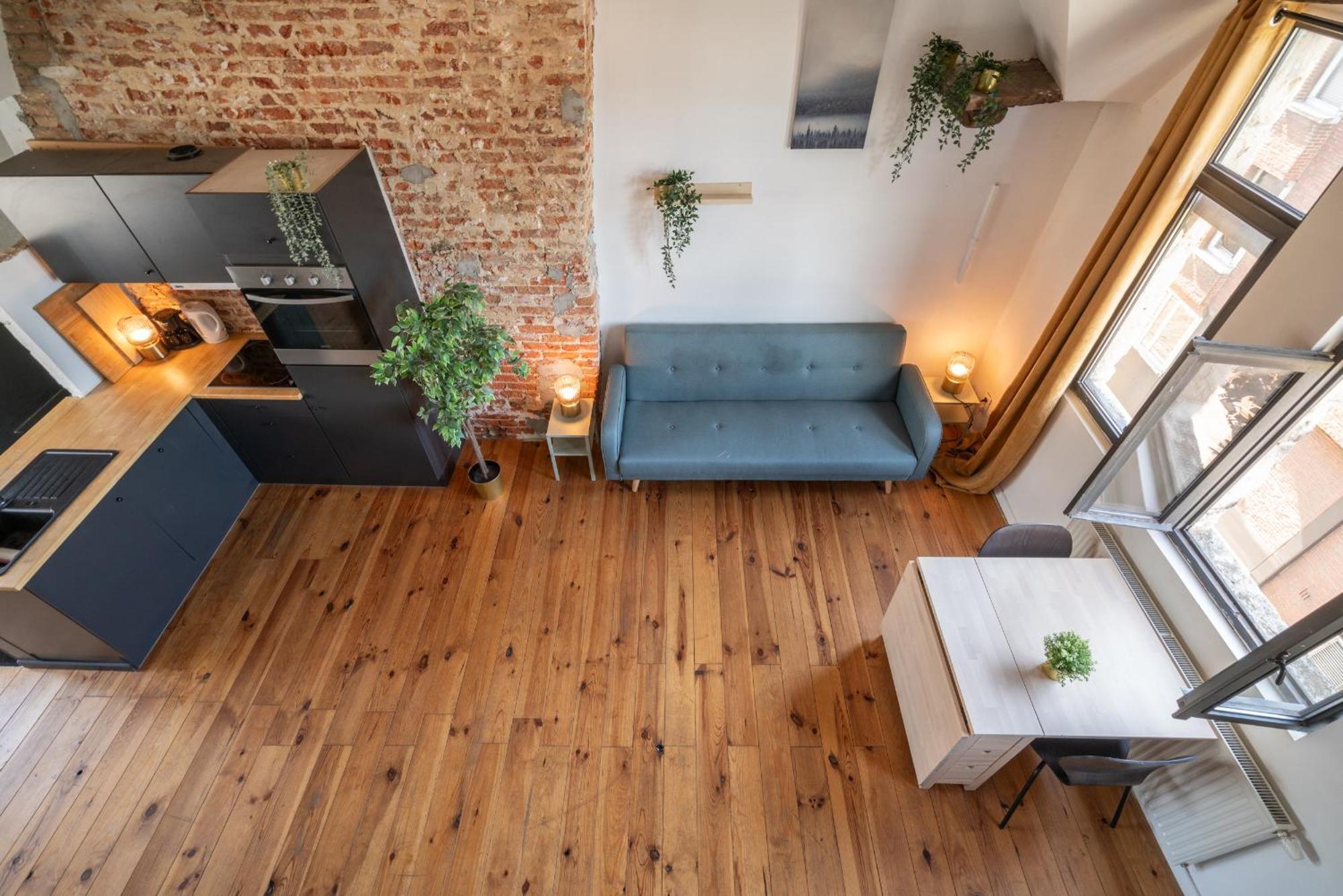 Charming Two-Bedroom River Side Apartment Antuérpia Exterior foto